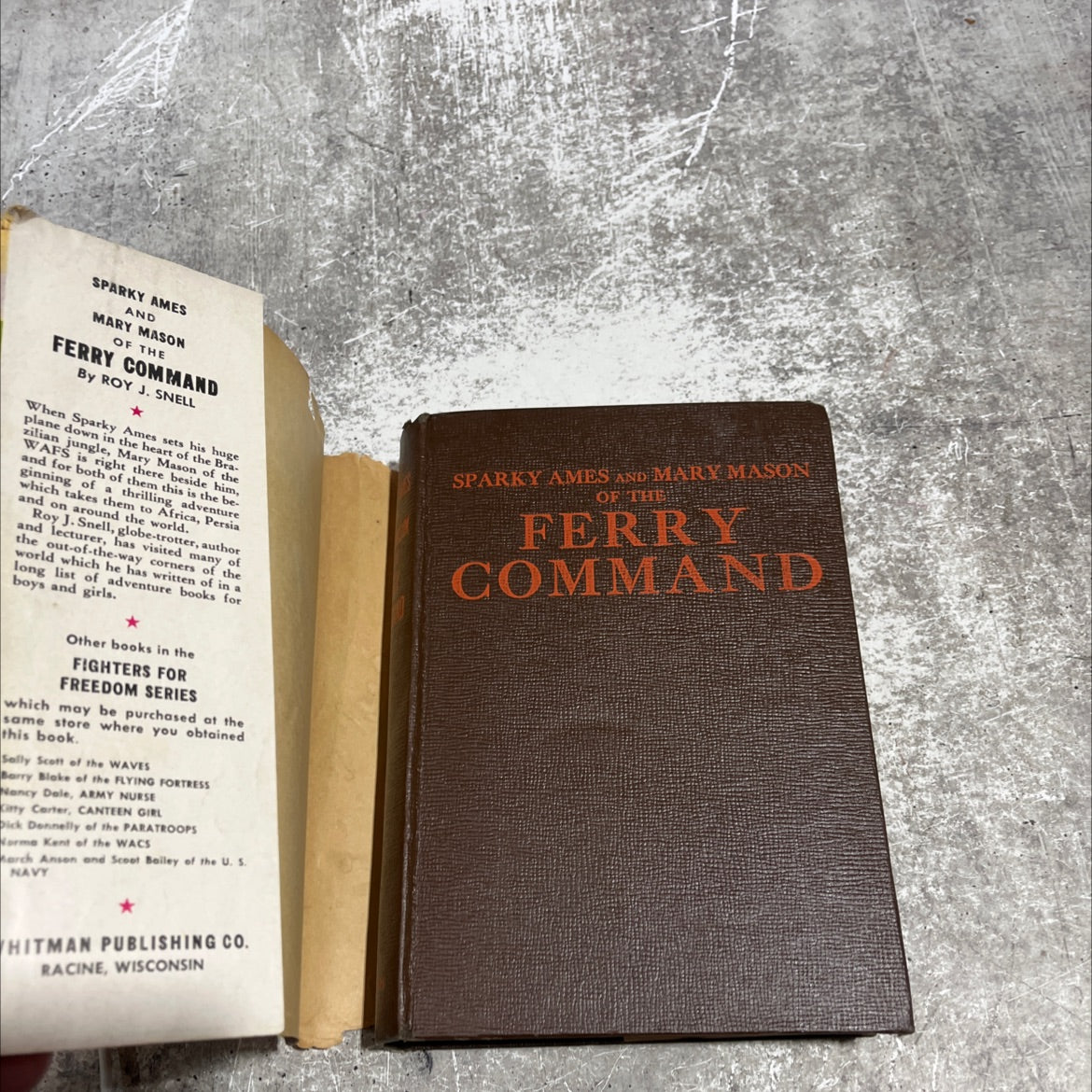 sparky ames of the ferry command book, by roy j. snell, 1943 Hardcover image 4