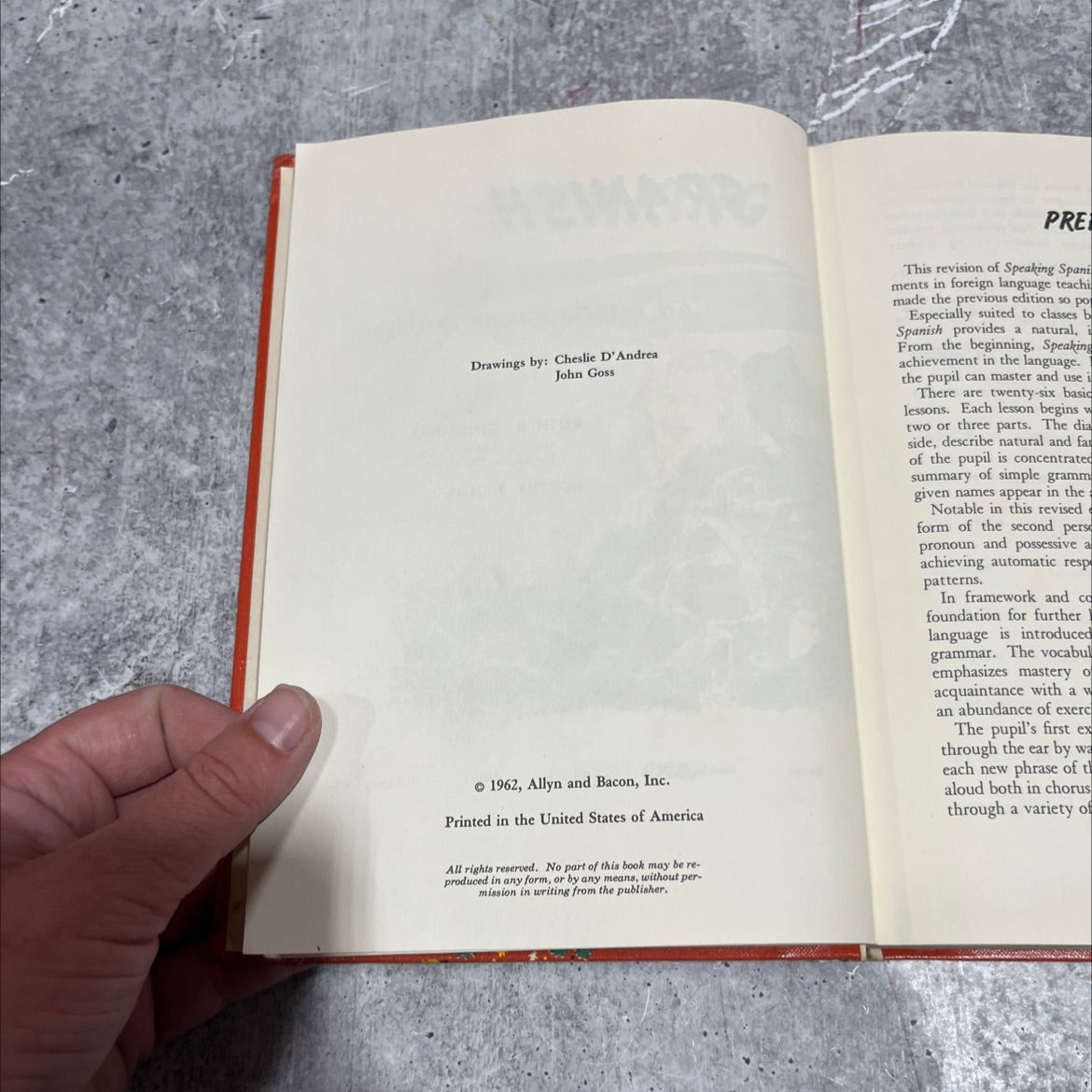 speaking spanish an introductory course book, by ruth r. ginsburg, robert j. nassi, 1962 Hardcover image 3