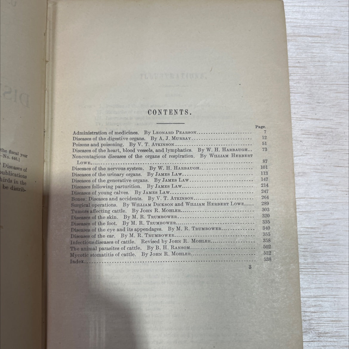 special report on diseases of cattle book, by U. S. Department of Agriculture, Bureau of Animal Industry, 1923 Hardcover image 3