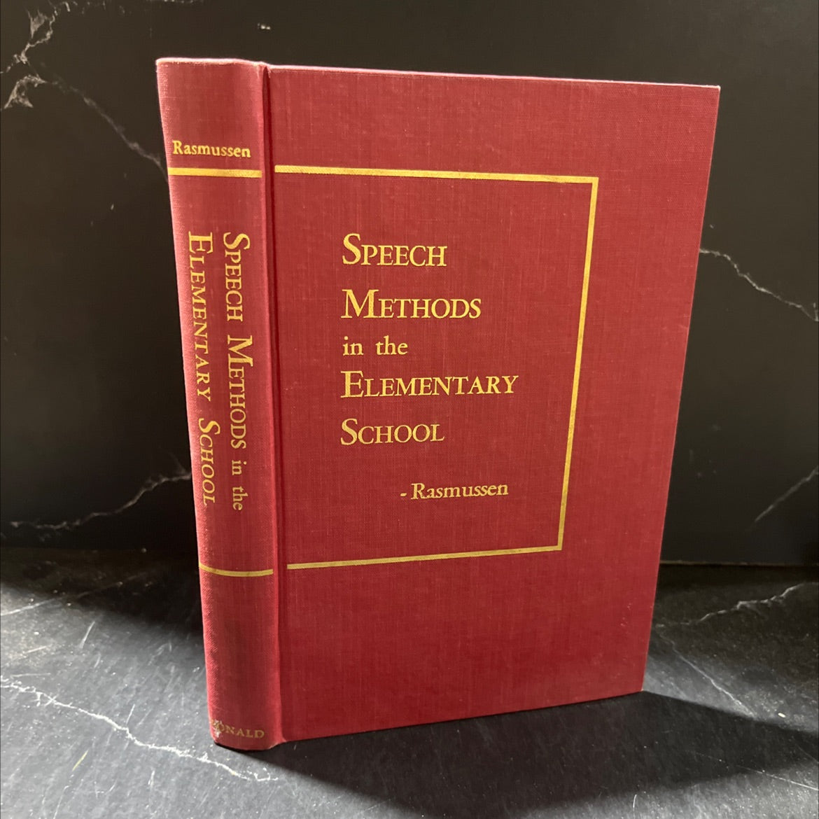 speech methods in the elementary school book, by carrie rasmussen, 1962 Hardcover image 1
