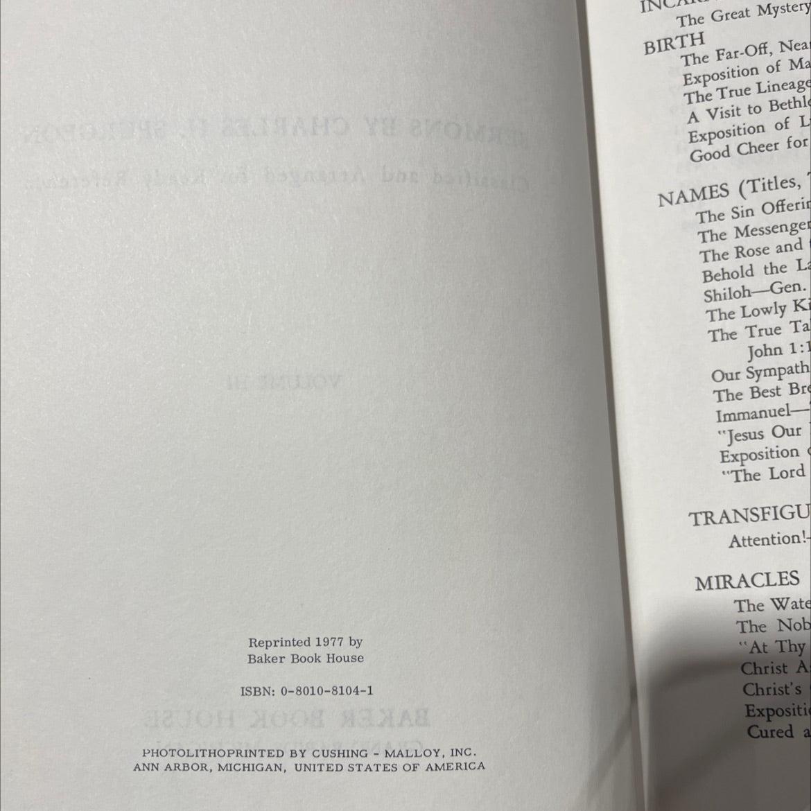 spurgeon's expository encyclopedia sermons by charles h. spurgeon classified and arranged for ready reference volume image 3