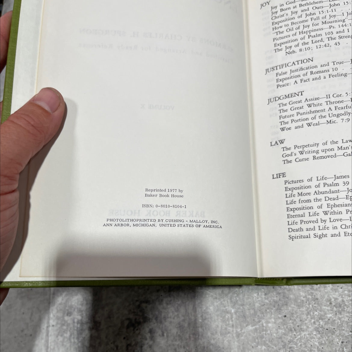 spurgeon's expository encyclopedia sermons by charles h. spurgeon classified and arranged for ready reference volume x image 3