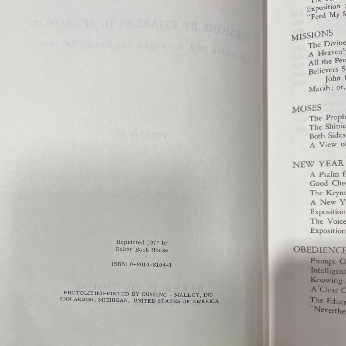 spurgeon's expository encyclopedia sermons by charles h. spurgeon classified and arranged for ready reference volume xi image 3