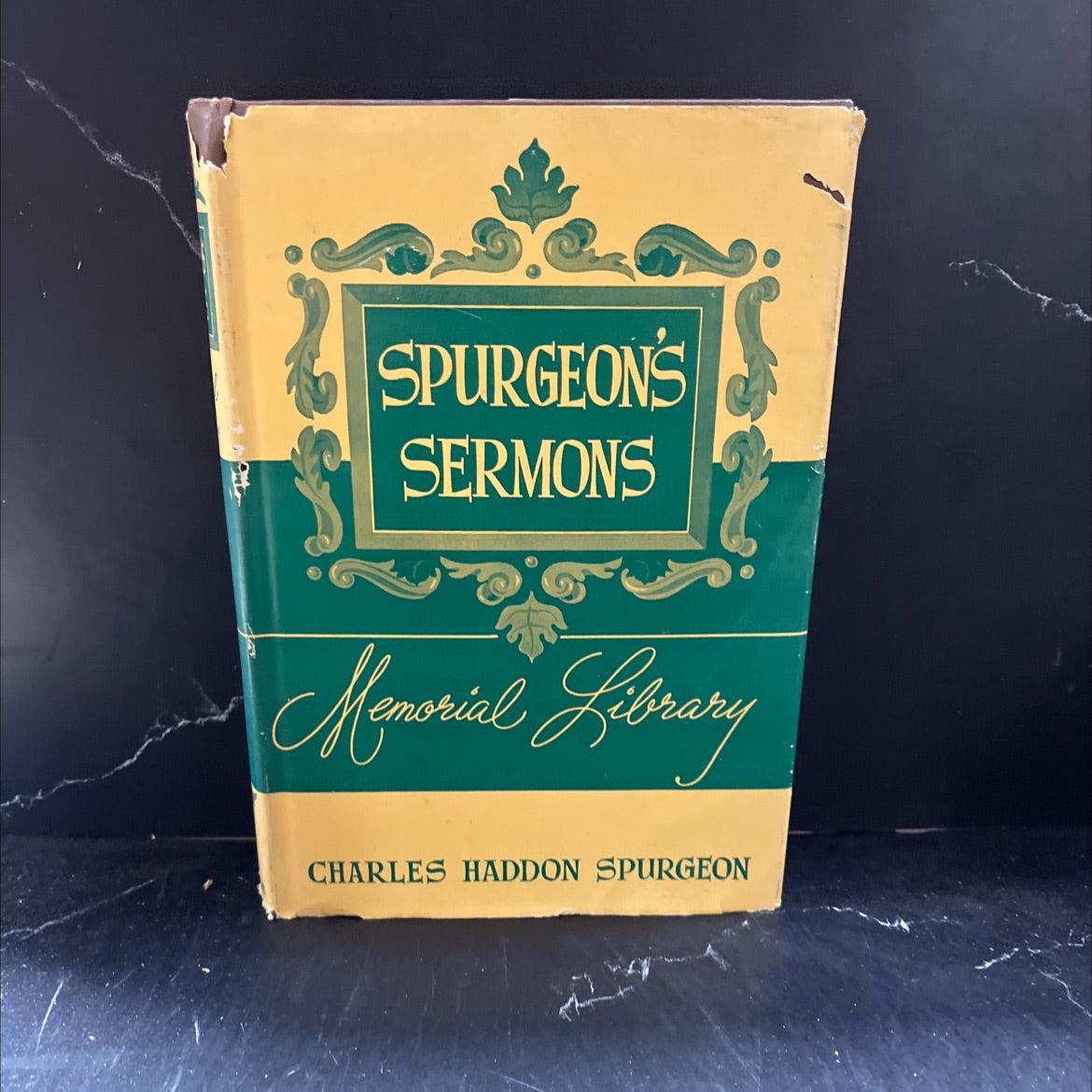 spurgeon's sermons memorial library volume xx book, by charles haddon spurgeon, unknown Hardcover image 1