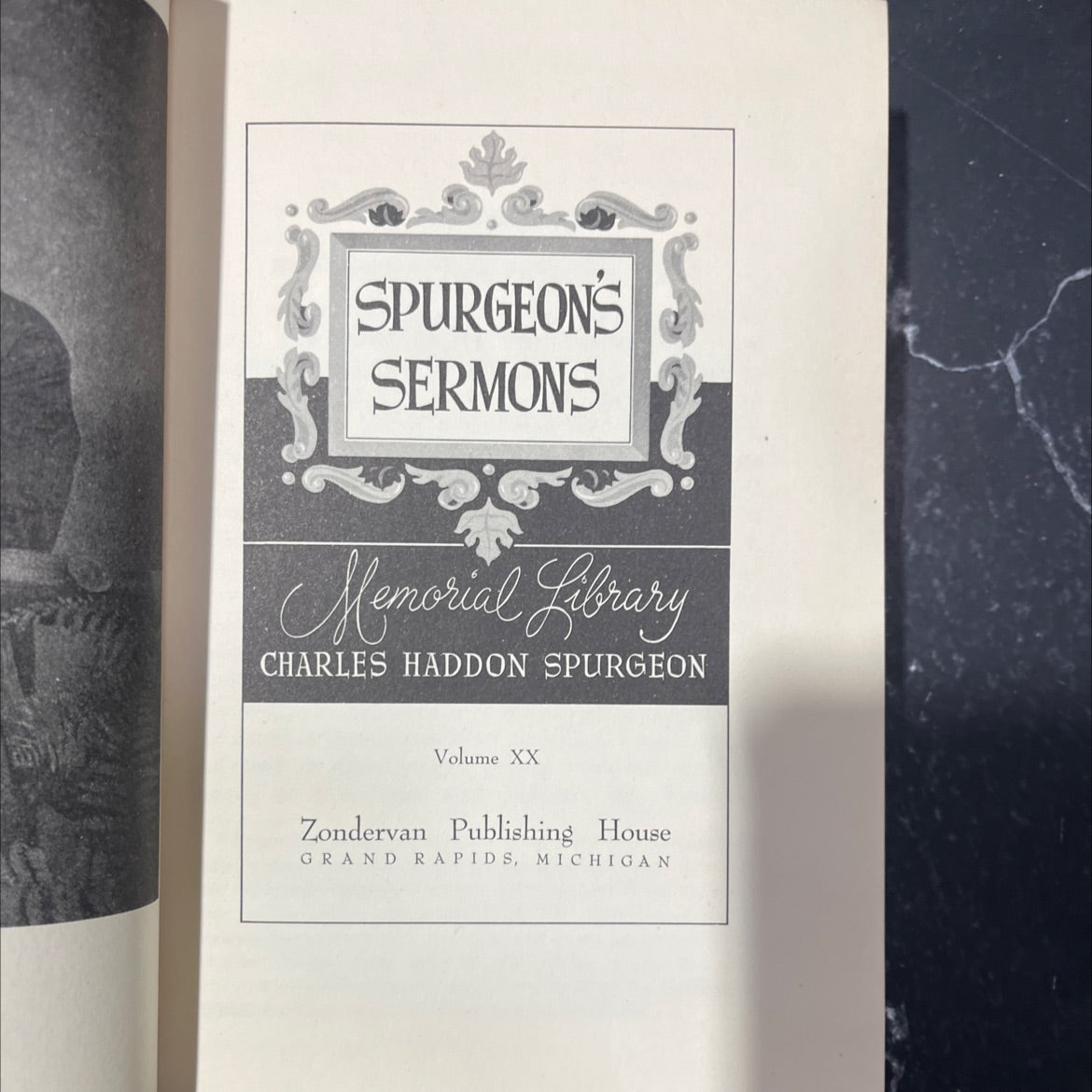 spurgeon's sermons memorial library volume xx book, by charles haddon spurgeon, unknown Hardcover image 3