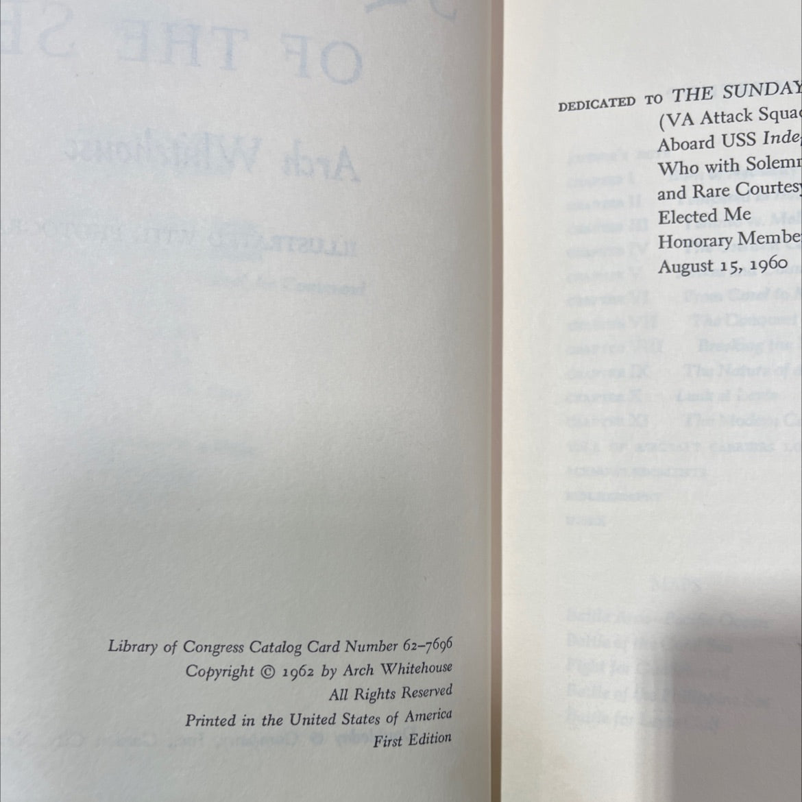 squadrons of the sea book, by Arch Whitehouse, 1962 Hardcover image 3
