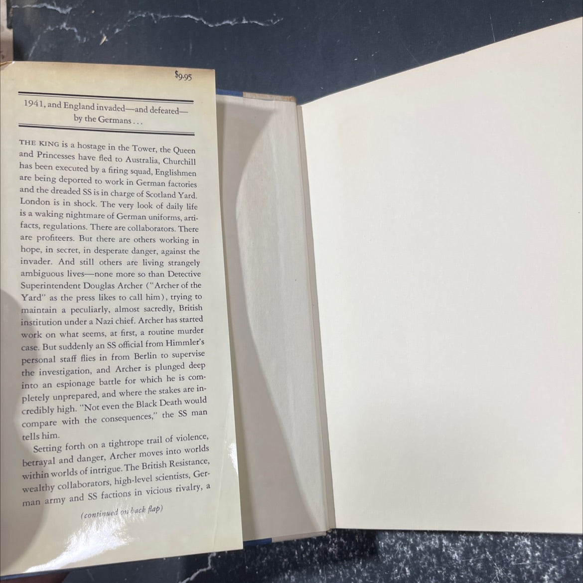 ss-gb book, by Len Deighton, 1979 Hardcover image 4