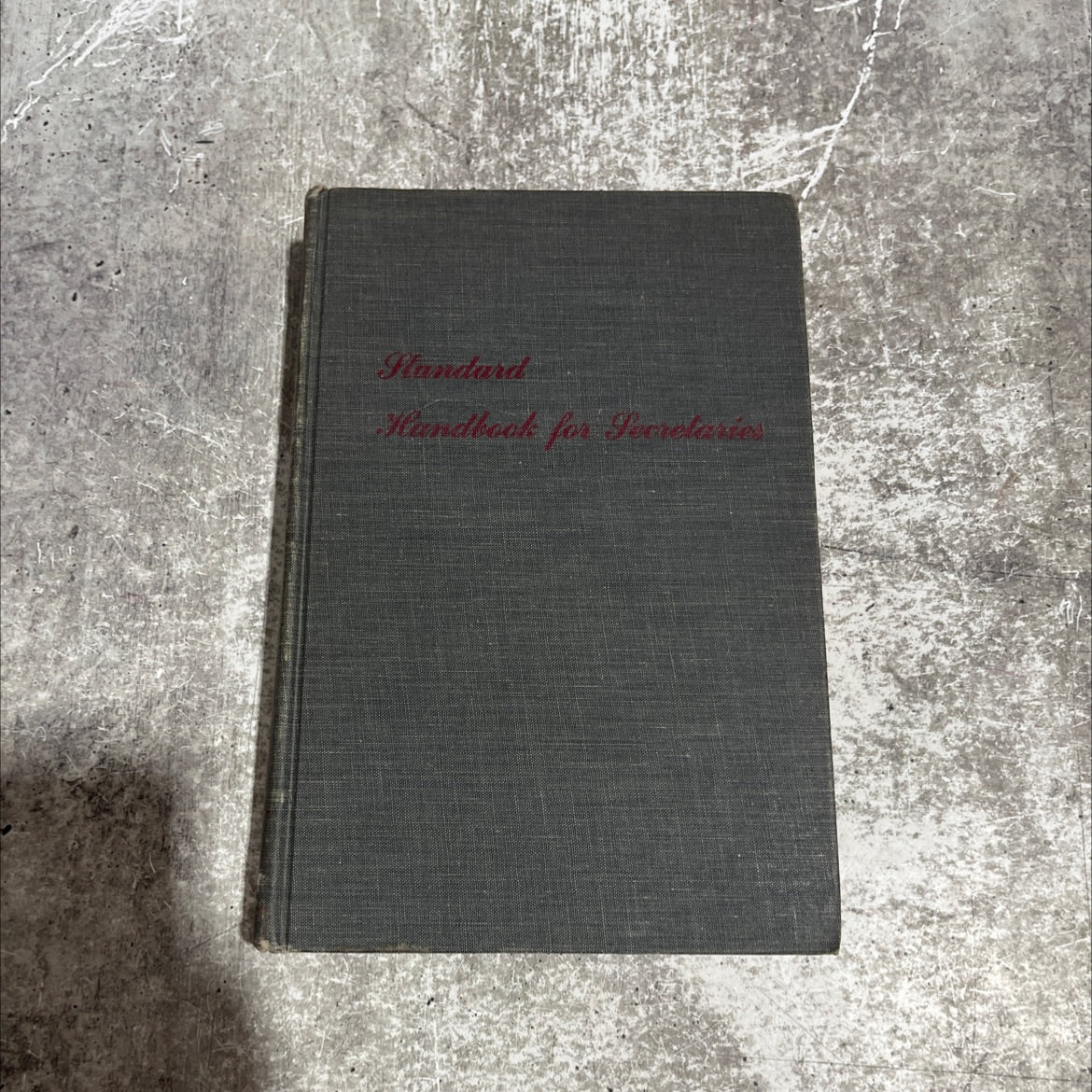 standard handbook for secretaries book, by lois irene hutchinson, 1968 Hardcover image 1