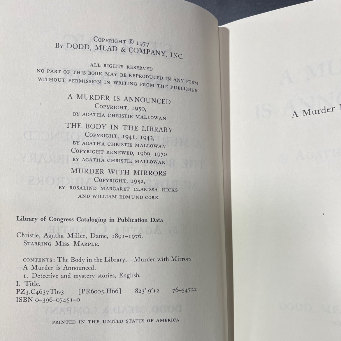 starring miss marple including a murder is announced the body in the library murder with mirrors book, by agatha image 3
