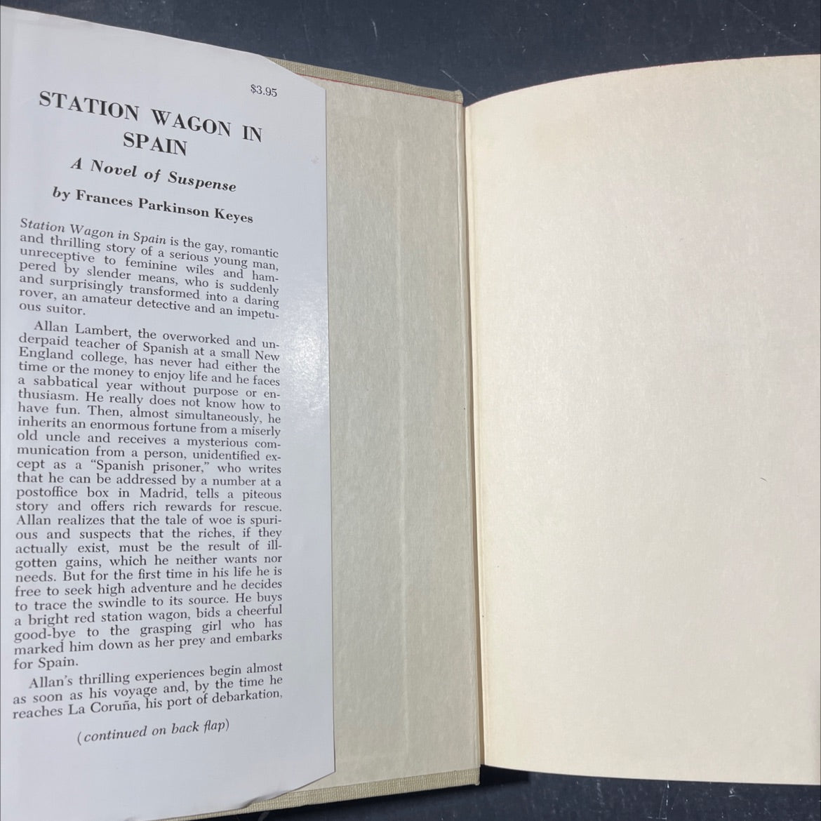 station wagon in spain book, by frances parkinson keyes, 1959 Hardcover image 4