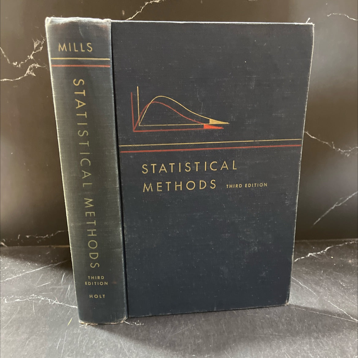 statistical methods book, by frederick c. mills, 1955 Hardcover image 1