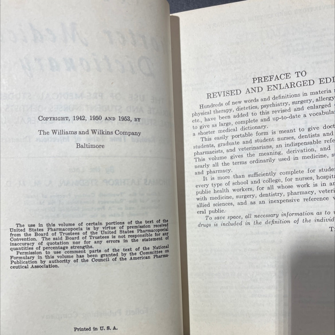 stedman's shorter medical dictionary for the use of pre-medical students, graduate and student nurses, dentists and image 3
