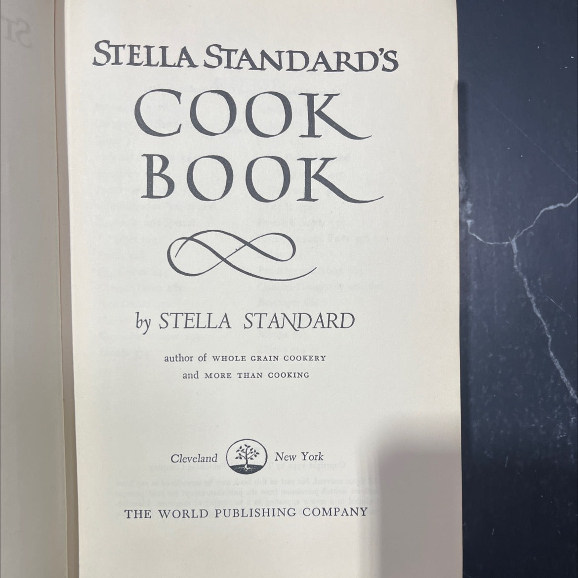 stella standard's cook book book, by stella standard, 1952 Hardcover image 2