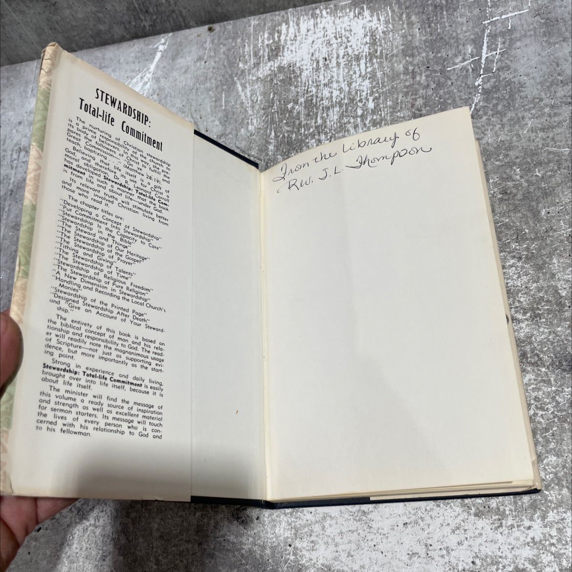 stewardship total-life commitment book, by ramon leonard carroll, ed.d., 1967 Hardcover image 4
