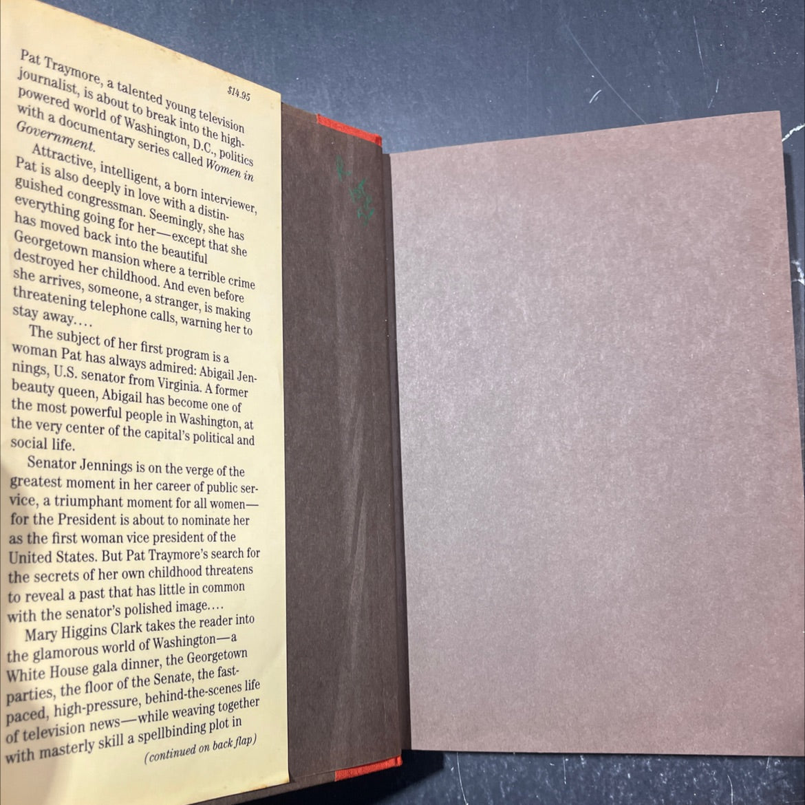stillwatch book, by mary higgins clark, 1984 Hardcover image 4