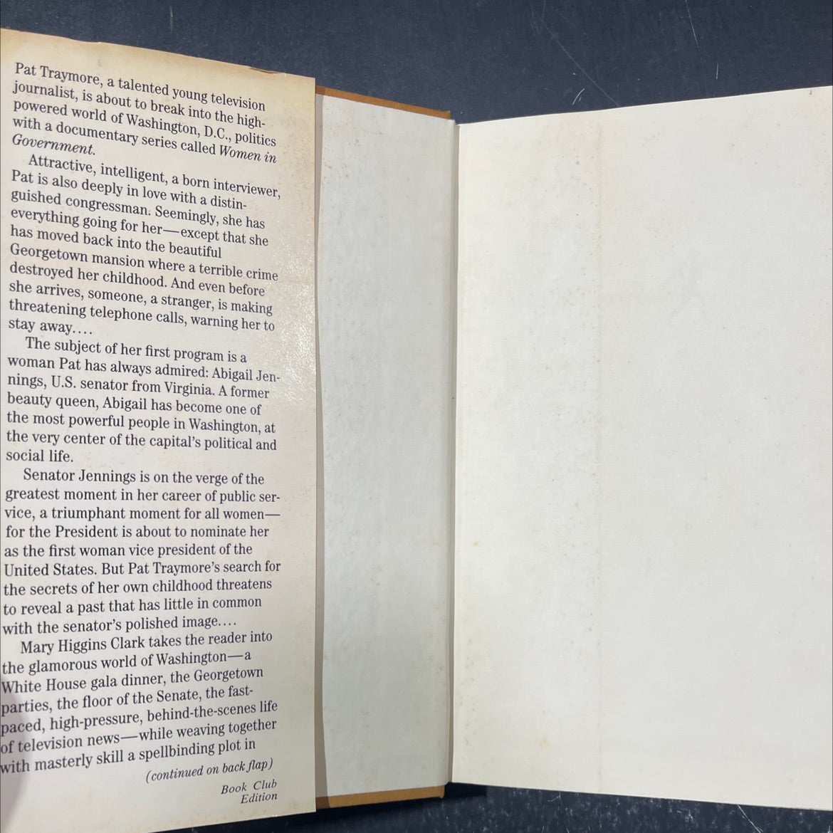 stillwatch book, by Mary Higgins Clark, 1984 Hardcover image 4