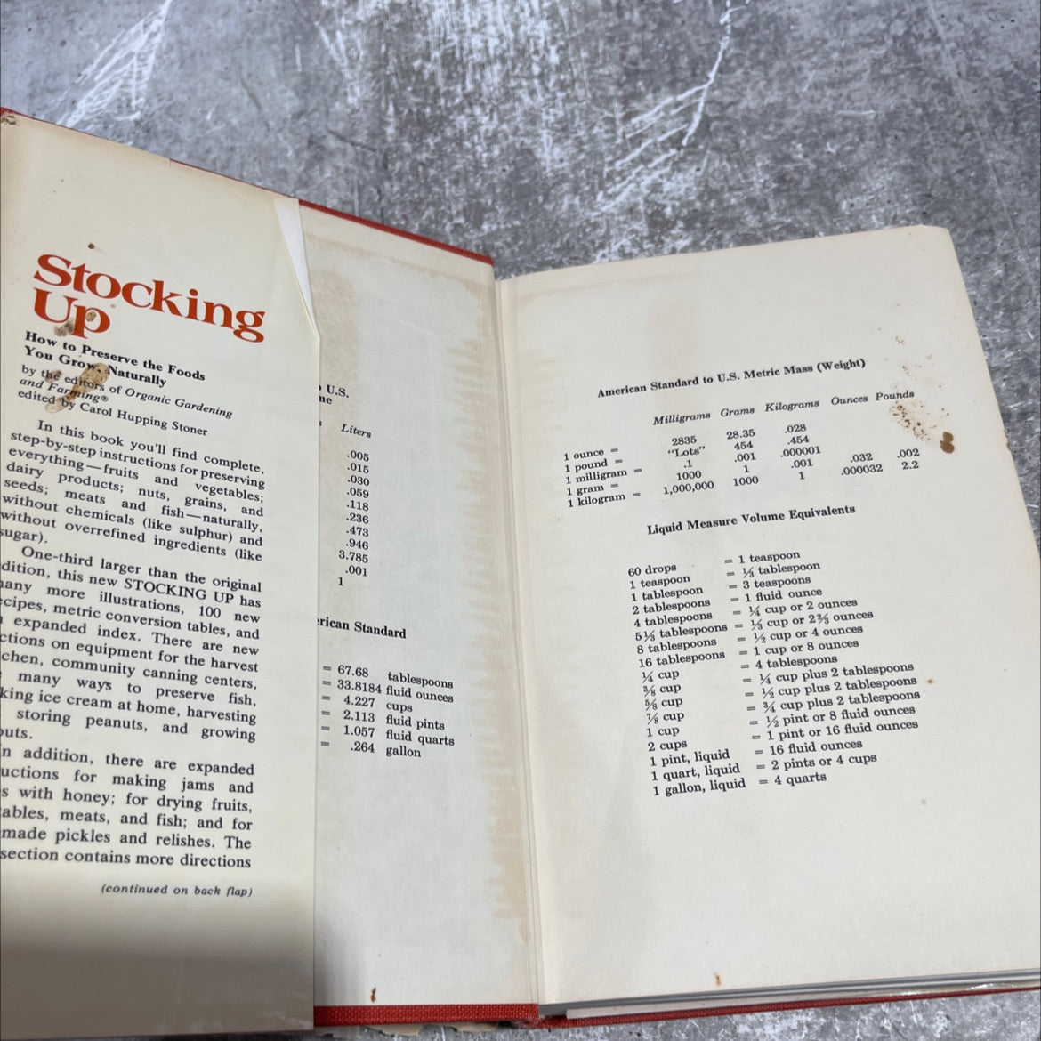 stocking up how to preserve the foods you grow, naturally book, by staff of organic gardening and farming, 1977 image 4