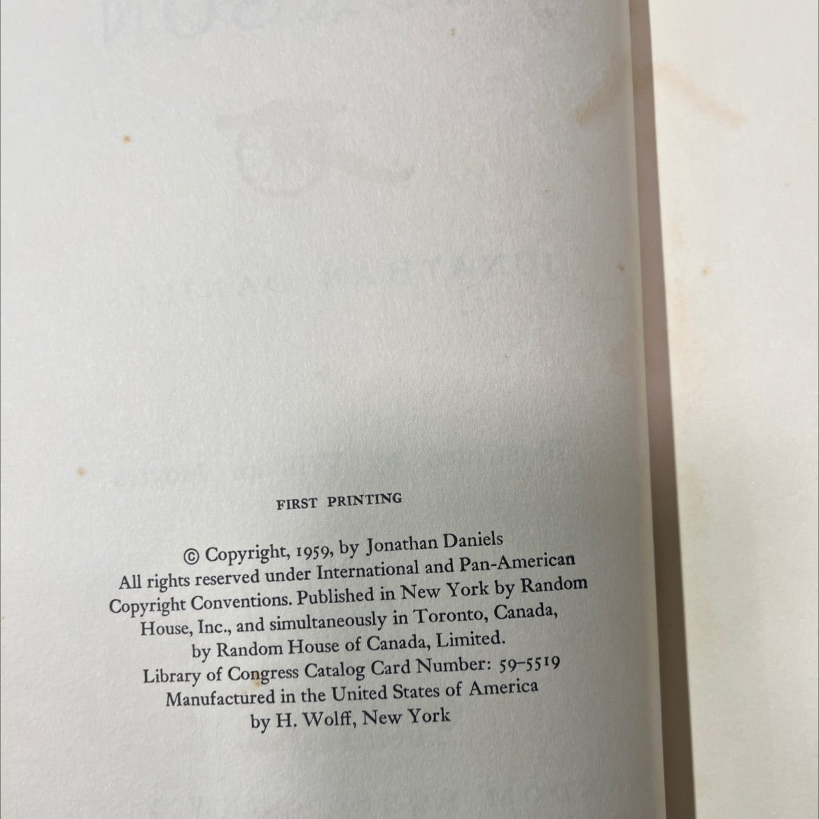stonewall jackson book, by jonathan daniels, 1959 Hardcover image 3