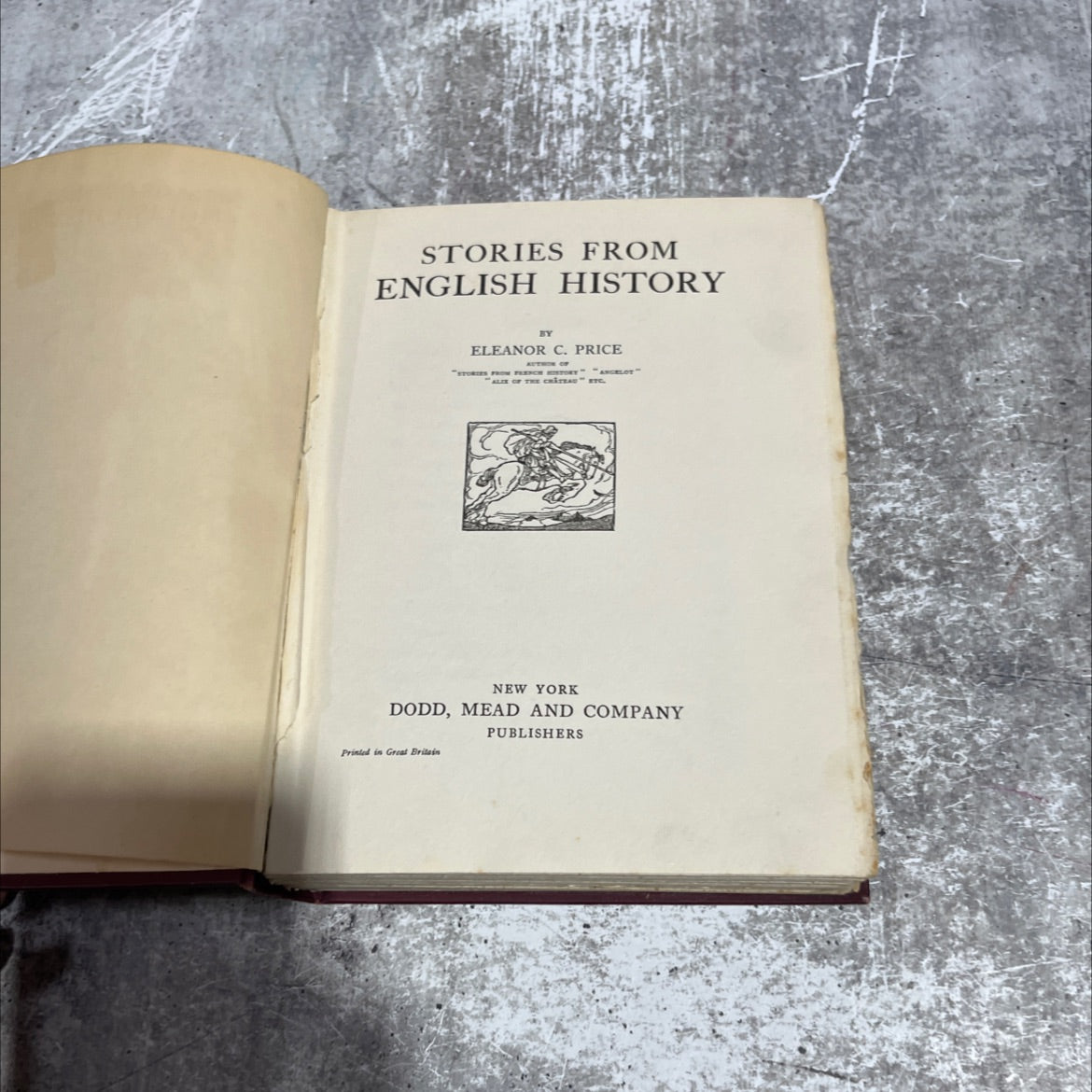 stories from english history book, by eleanor c. price, 1970 Hardcover image 2