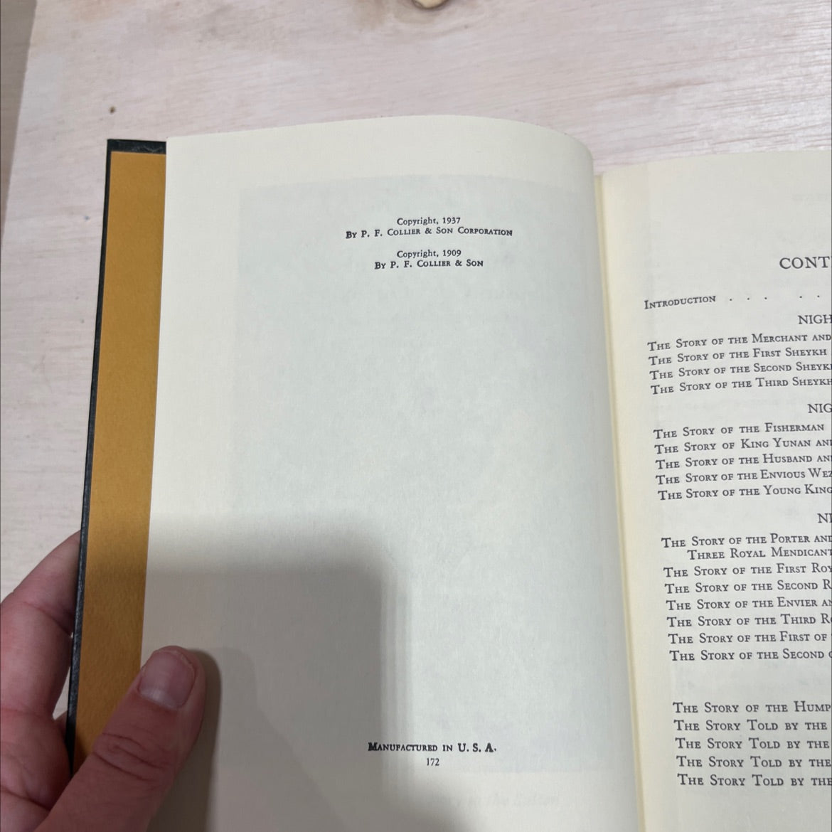 stories from the thousand and one nights book, by edward william lane, 1937 Leather image 3