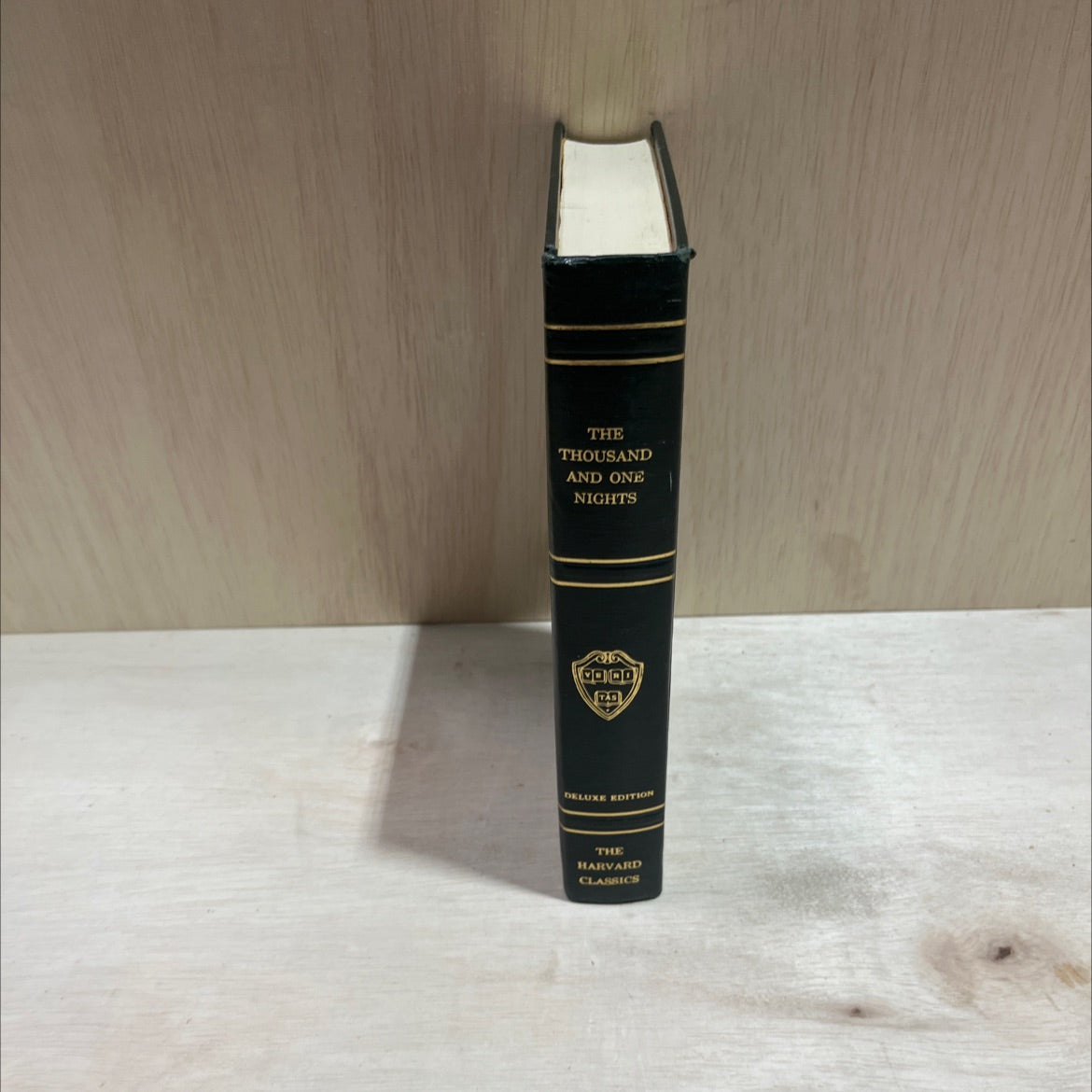 stories from the thousand and one nights book, by edward william lane, 1937 Leather image 4