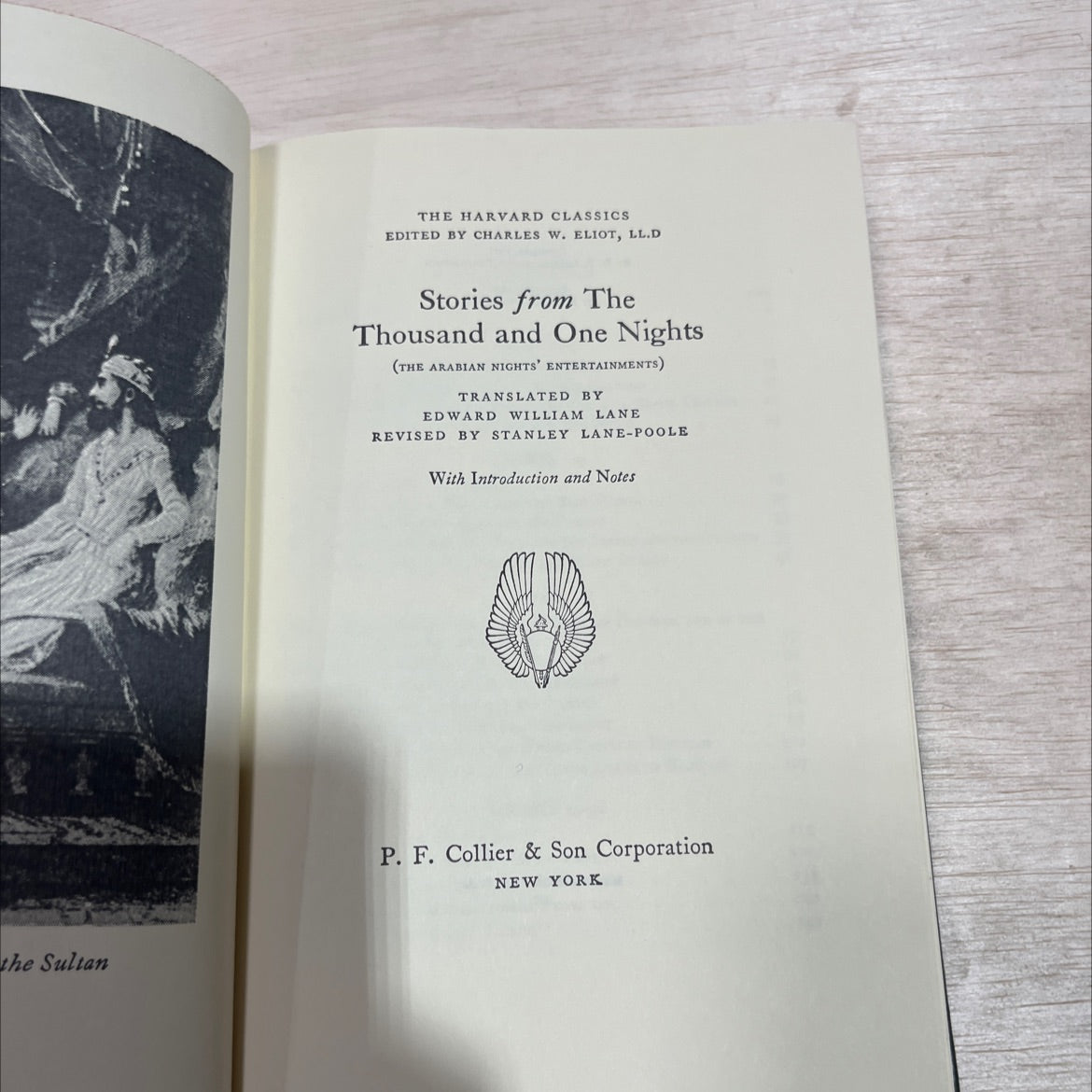 stories from the thousand and one nights book, by edward william lane, 1937 Leather image 2