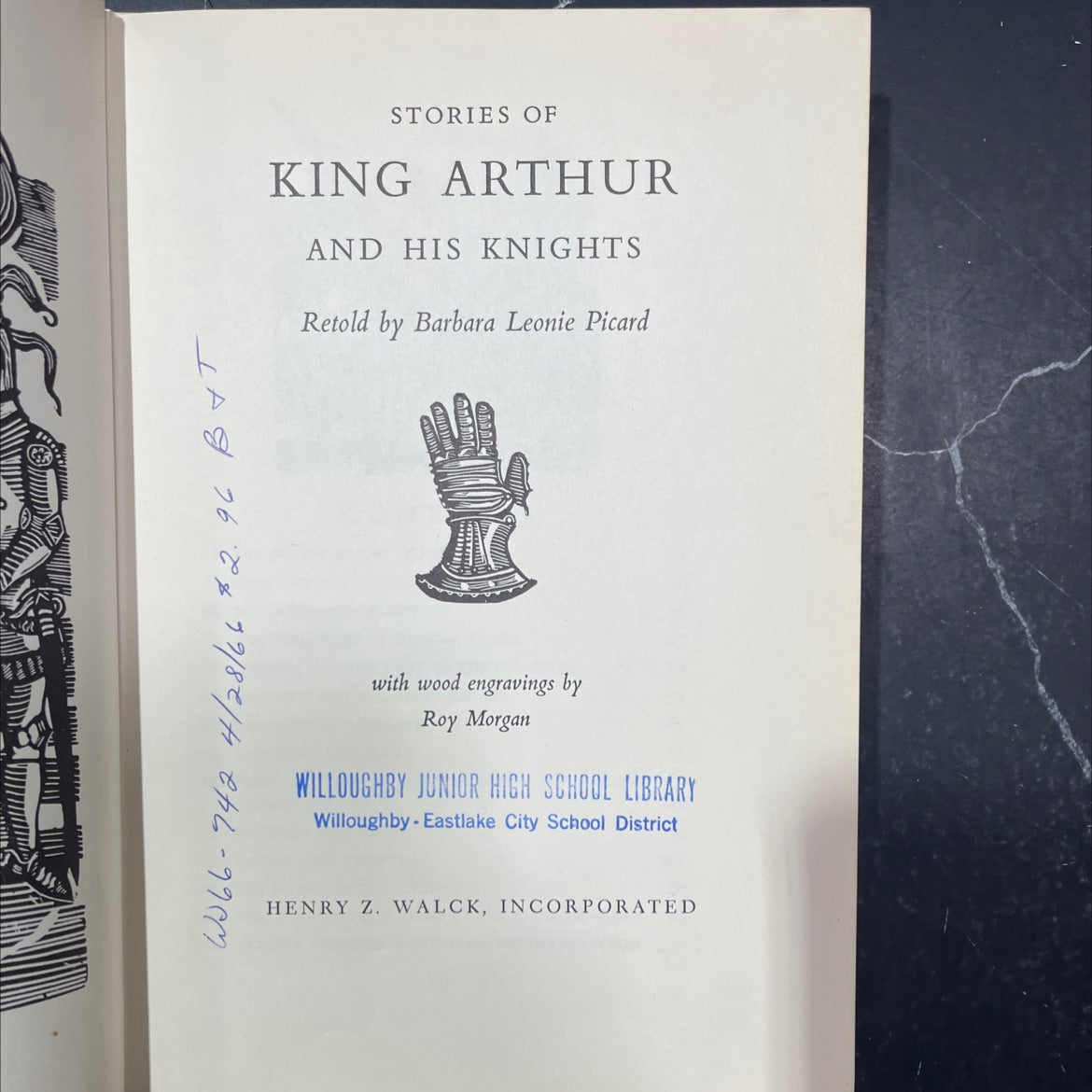 stories of king arthur and his knights book, by barbara leonie picard, 1966 Hardcover image 2