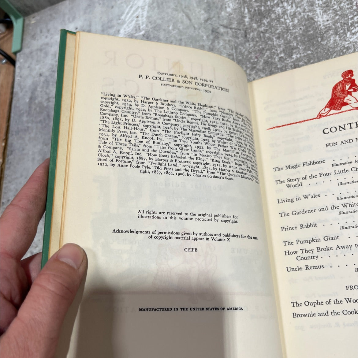 stories of wonder and magic book, by mabel williams and marcia dalphin, 1959 Hardcover image 3