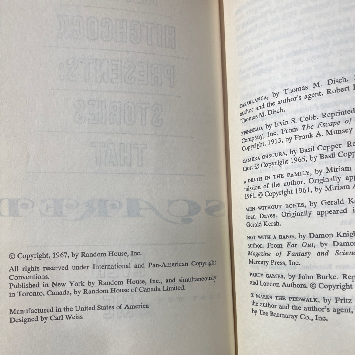 stories that scared even me book, by various, 1967 Hardcover image 3