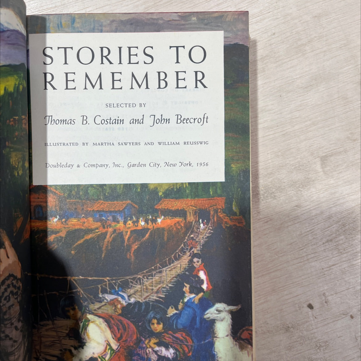 stories to remember book, by Thomas B. Costain and John Beecroft, 1956 Hardcover, Vintage image 2