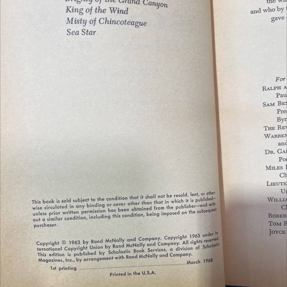 stormy misty's foal book, by marguerite henry, 1963 Hardcover image 3