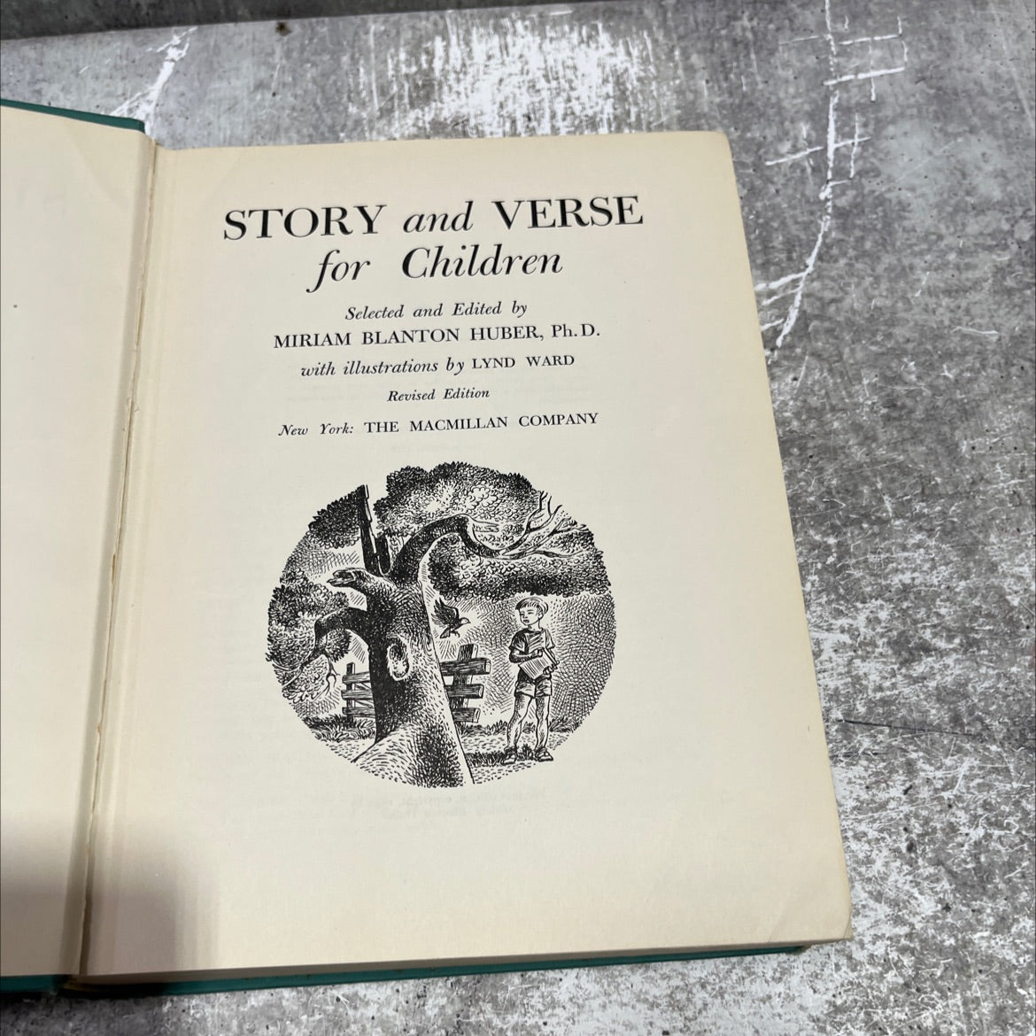 story and verse for children book, by miriam blanton huber, 1955 Hardcover image 2