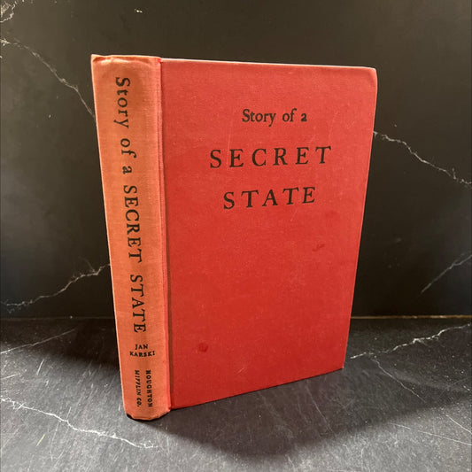 story of a secret state book, by jan karski, 1944 Hardcover image 1