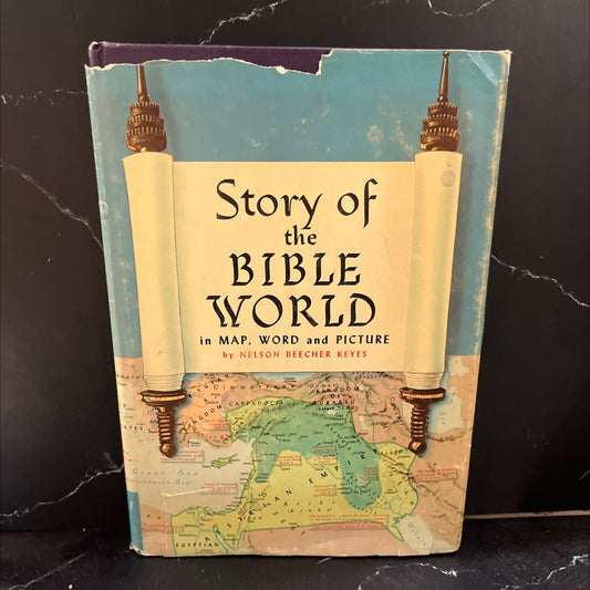 story of the bible world in map, word and picture book, by nelson beecher keyes, 1959 Hardcover image 1