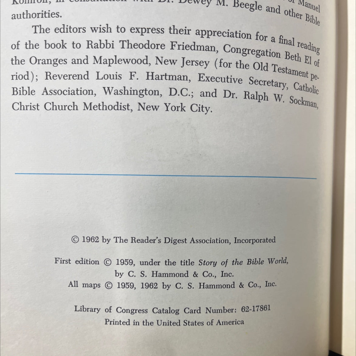 story of the bible world book, by Nelson Beecher Keyes, 1962 Hardcover image 3