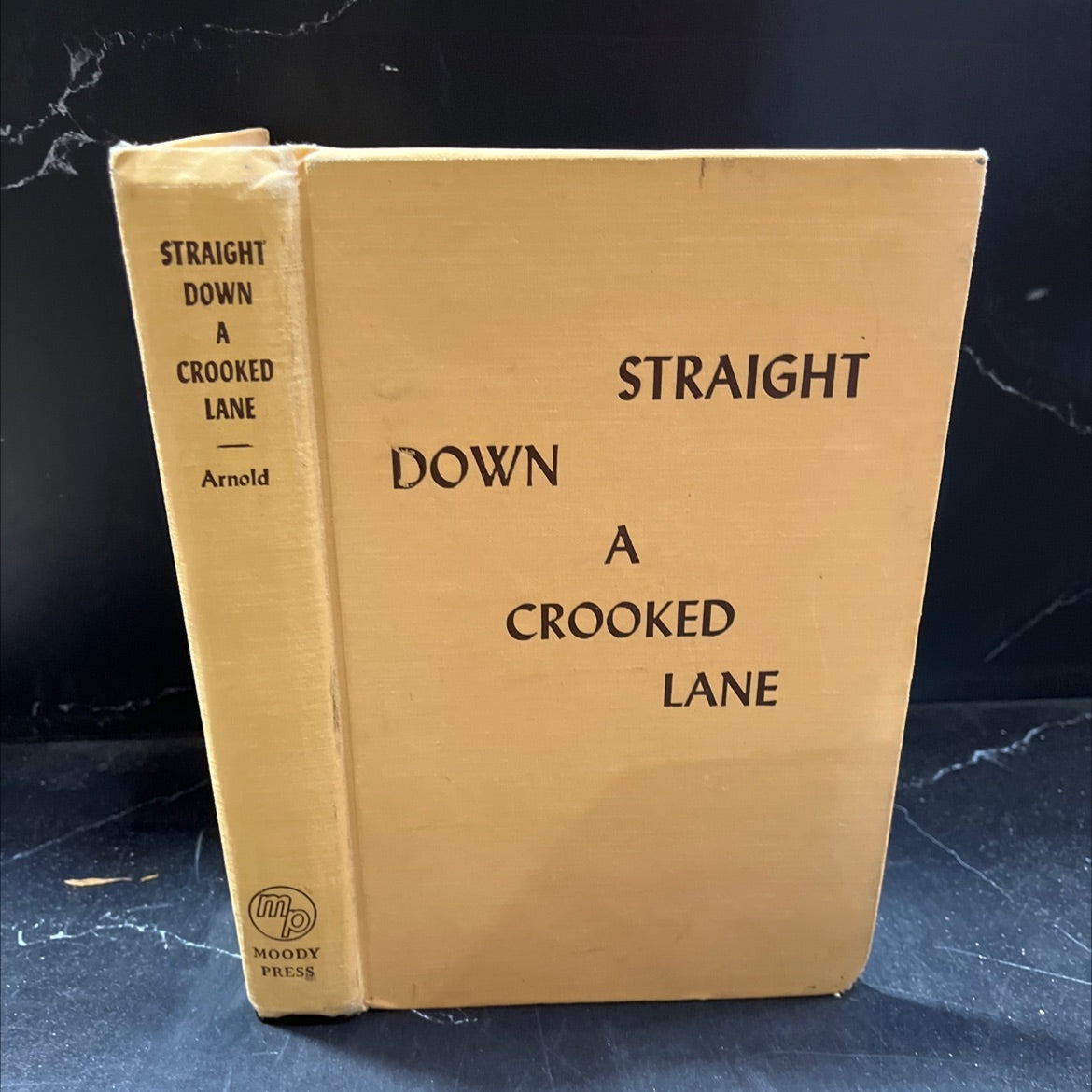 straight down a crooked lane book, by francena h. arnold, 1959 Hardcover image 1