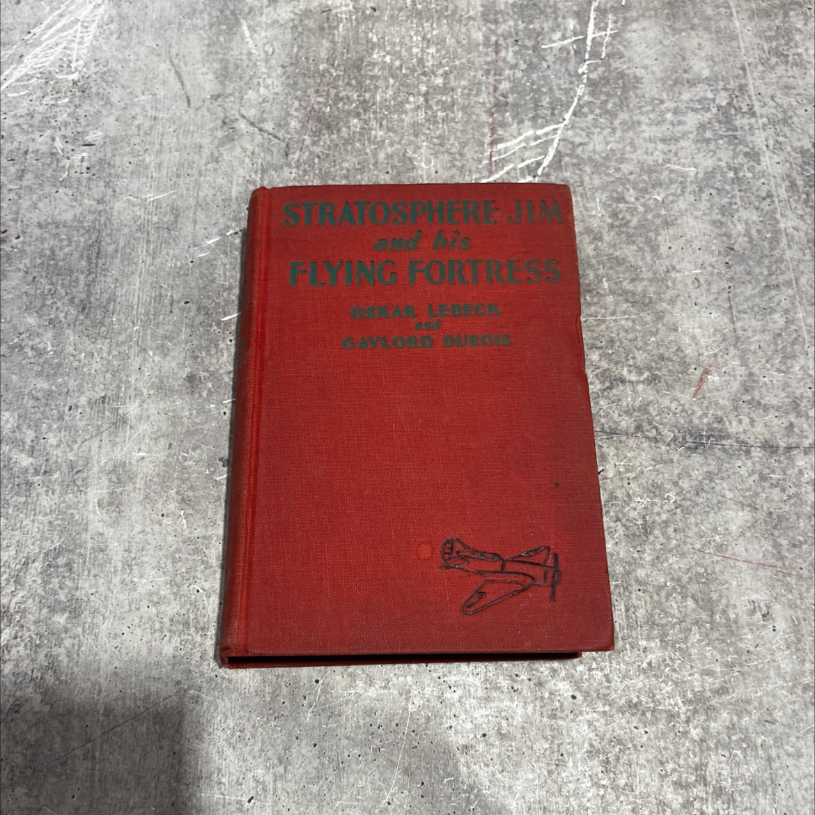 stratosphere jim and his flying fortress book, by oskar lebeck and gaylord dubois, 1941 Hardcover image 1
