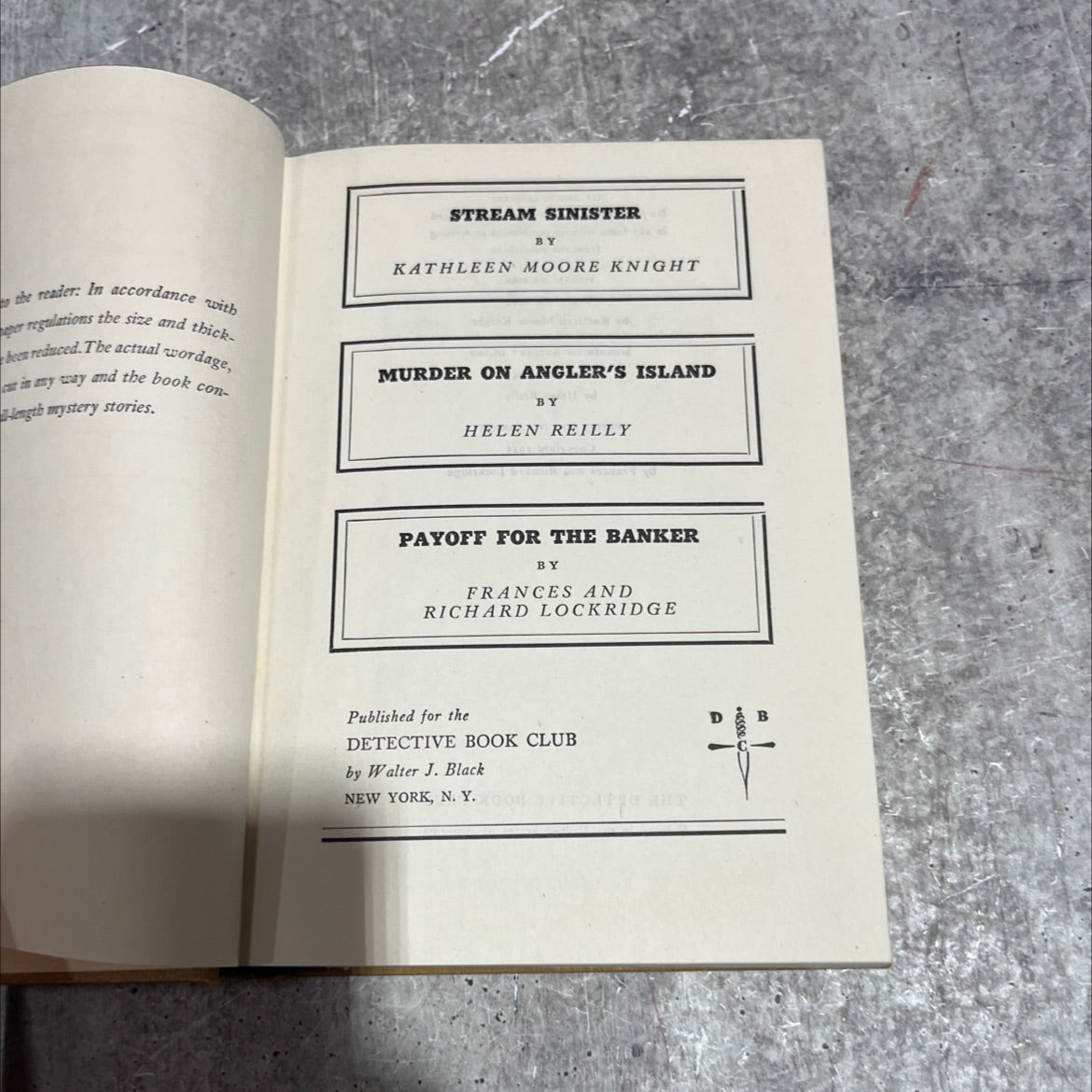 stream sinister book, by kathleen moore knight, 1945 Hardcover image 2