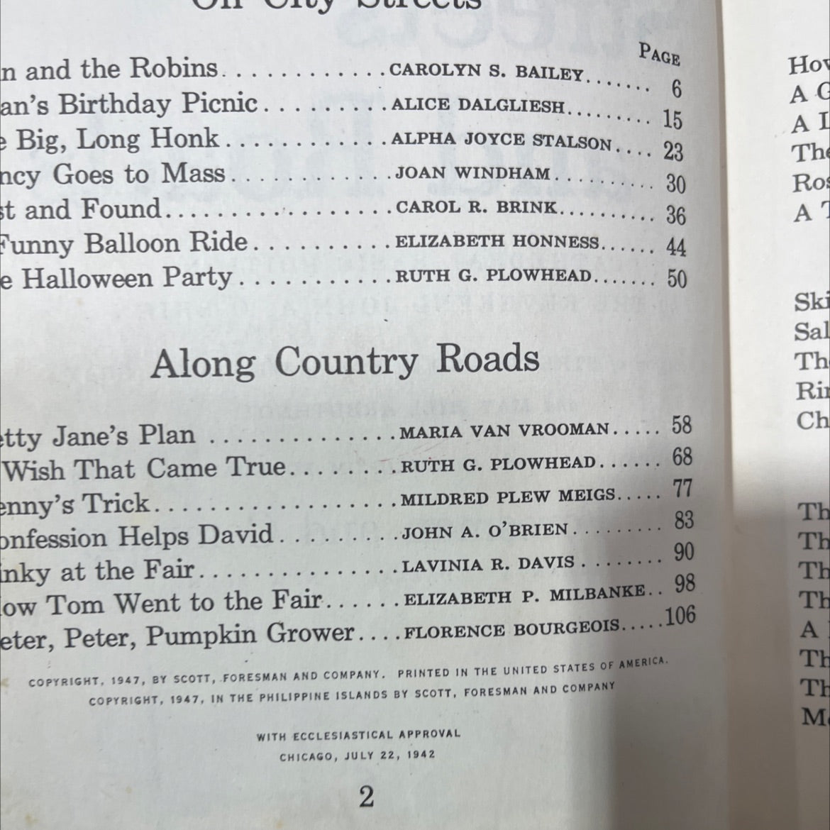 streets and roads cathedral basic edition book, by the reverend john a. o'brien, 1947 Hardcover image 3