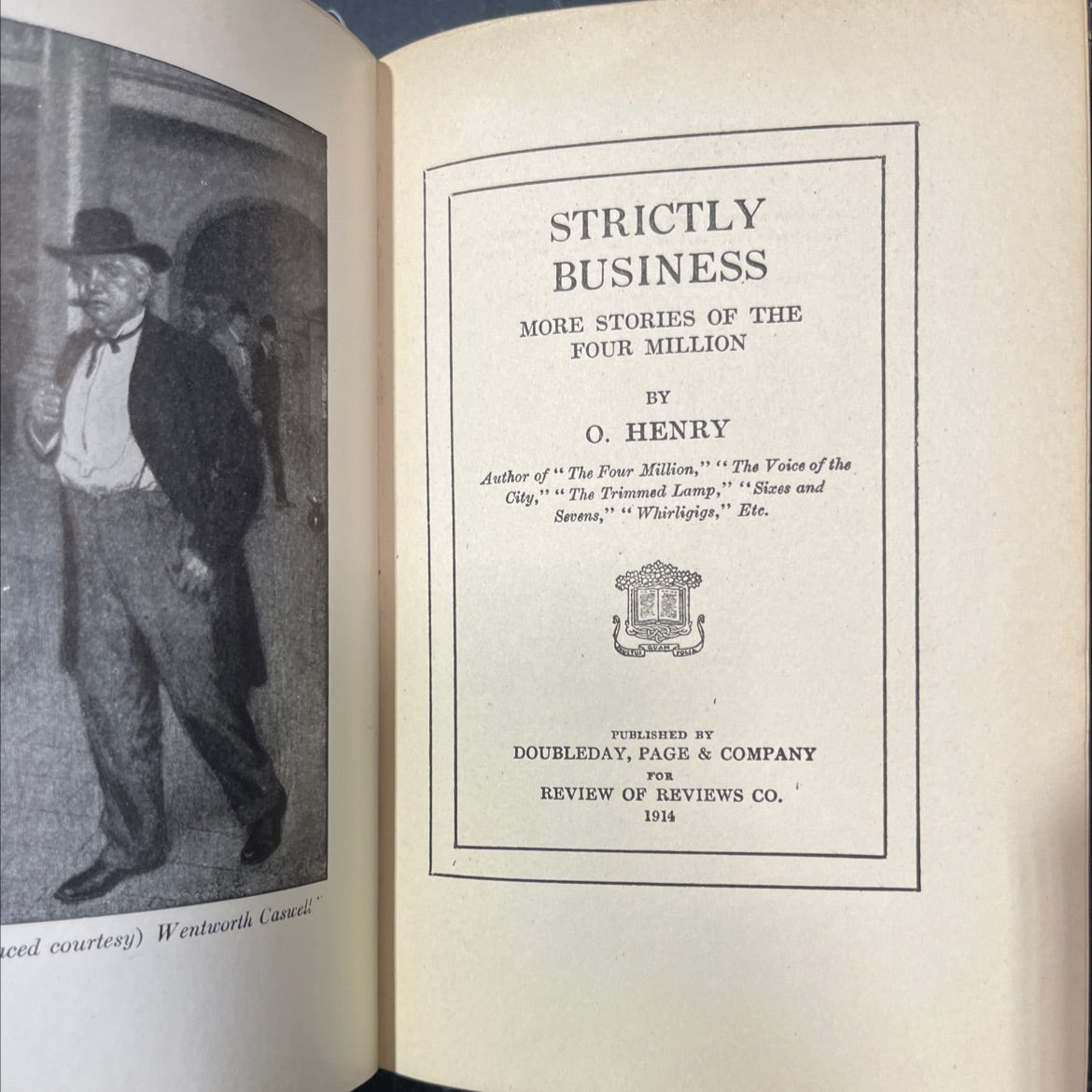 strictly business more stories of the four million book, by o. henry, 1914 Hardcover image 2