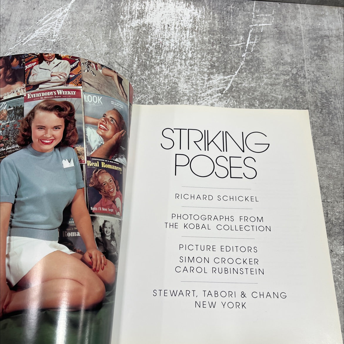 striking poses book, by richard schickel, 1987 Paperback image 2