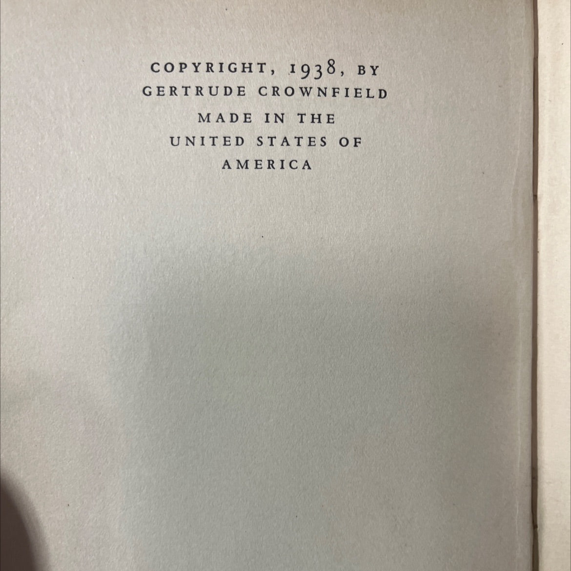 strong hearts and bold book, by gertrude crownfield, 1938 Hardcover image 3