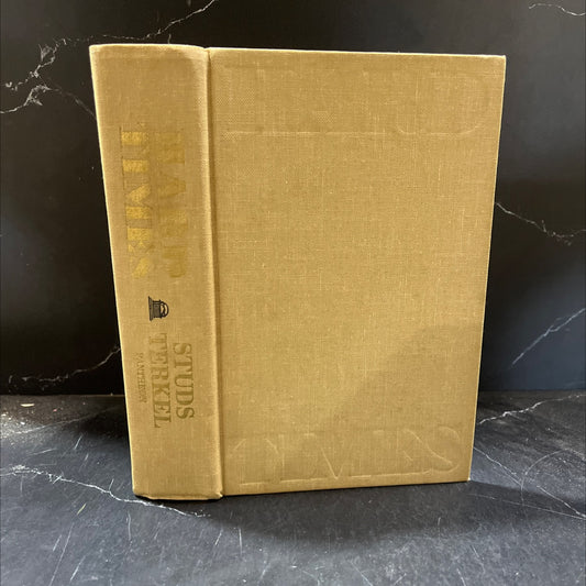 stud terkel hard times an oral history of the great depression book, by Studs Terkel, 1970 Hardcover image 1