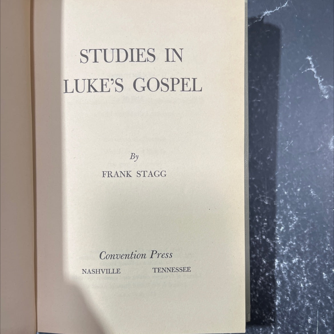 studies in luke's gospel book, by frank stagg, 1967 Hardcover image 2