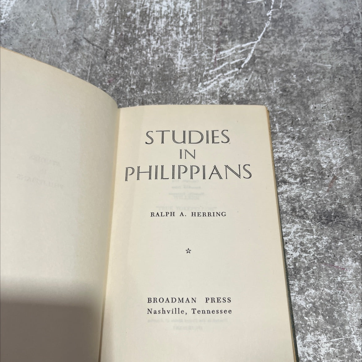 studies in philippians book, by ralph a. herring, 1952 Hardcover image 2