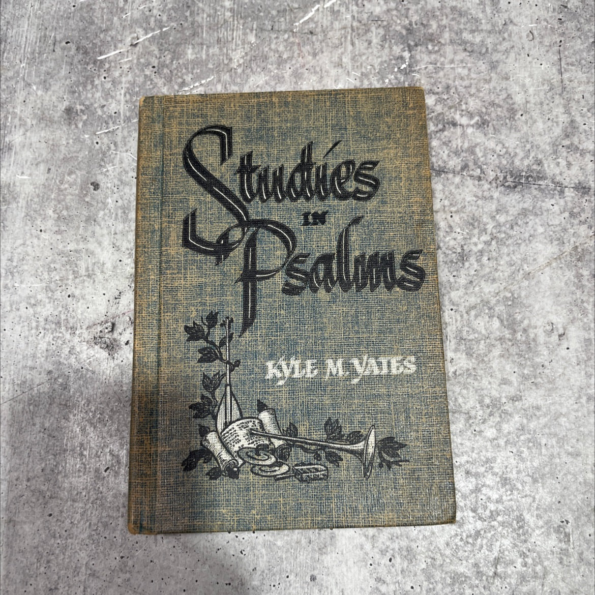 studies in psalms book, by kyle m. yates, 1953 Hardcover image 1