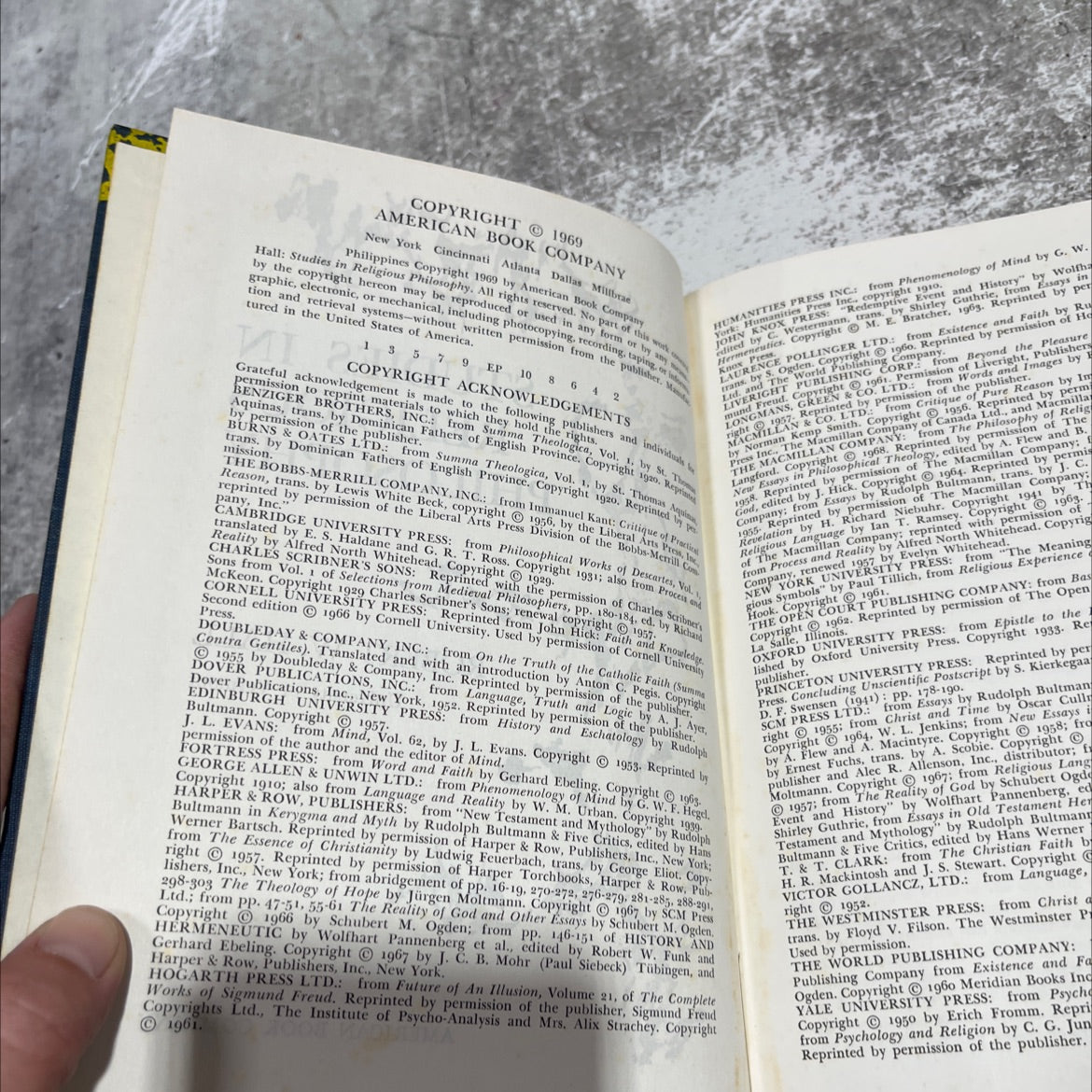 studies in religious philosophy book, by robert w. hall, 1969 Hardcover image 3