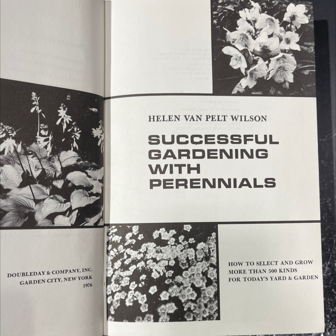 successful gardening with perennials book, by helen van pelt wilson, 1976 Hardcover image 2