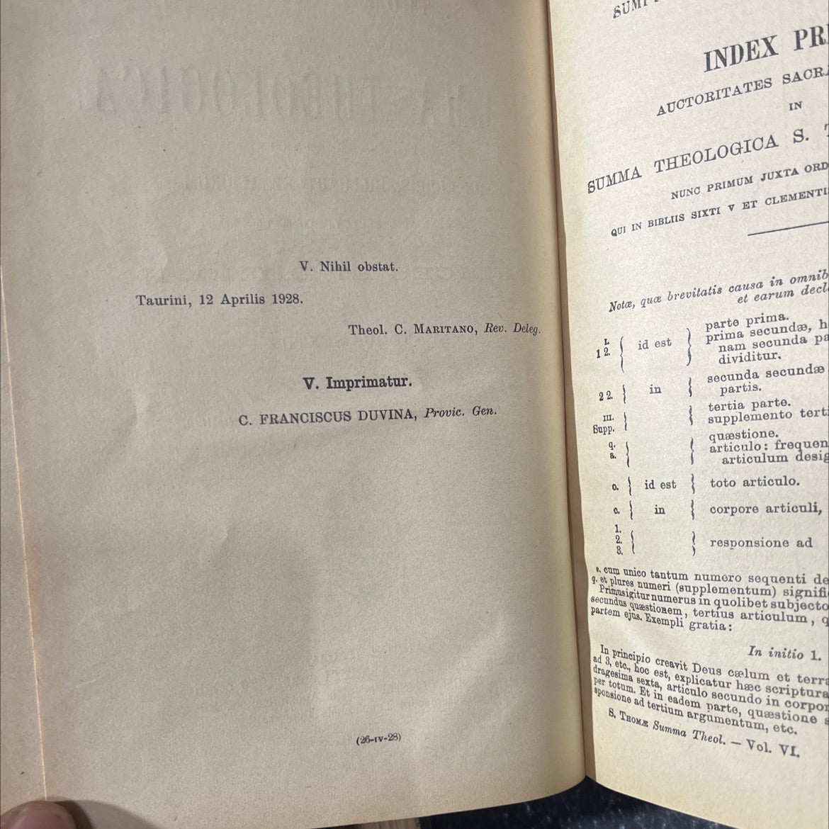 summa theologica vol. vi book, by st. thomas aquinas, 1928 Leather image 3
