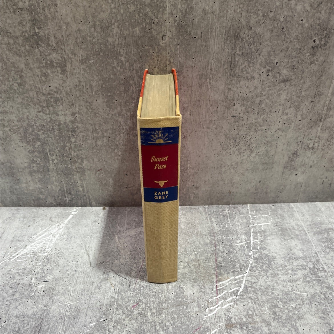 sunset pass book, by zane grey, 1931 Hardcover image 4